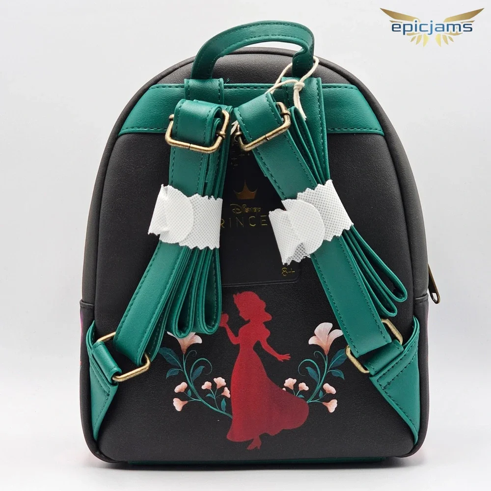 Loungefly Disney Snow White And The Seven Dwarfs Floral Apple Mini Backpack